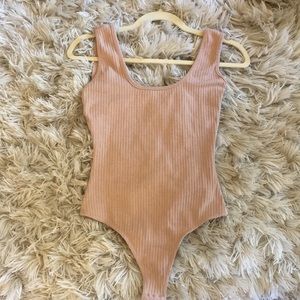 Missguided peachy nude bodysuit